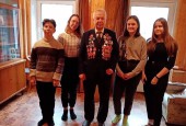 Ученики из Истринской школы побывали в гостях у ветерана Великой Отечественной войны