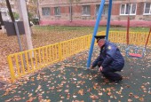 По предписаниям Госадмтехнадзора в Истре три детские площадки приведены в порядок в соответствие с нормами