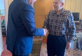 Долгожители городского округа Истра принимают поздравления по случаю юбилея