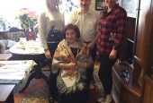 Долгожители городского округа Истра принимают поздравления по случаю юбилея