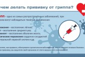 До завершения прививочной кампании против гриппа осталась неделя