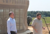 Руководитель районной Администрации Андрей Дунаев принял участие в открытии и запуске сыроварни известного фермера Олега Сироты.