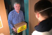 В городском округе Истра организована доставка продуктовых наборов пожилым гражданам