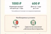 Выдачу питания беременным и кормящим матерям в Подмосковье заменят на выплаты с 1 января