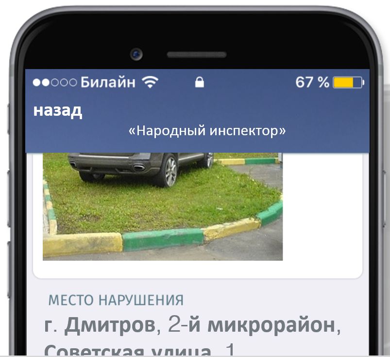 Приложение фото нарушение газон Городской округ Истра Количество активных пользователей "Народного инспектора" п